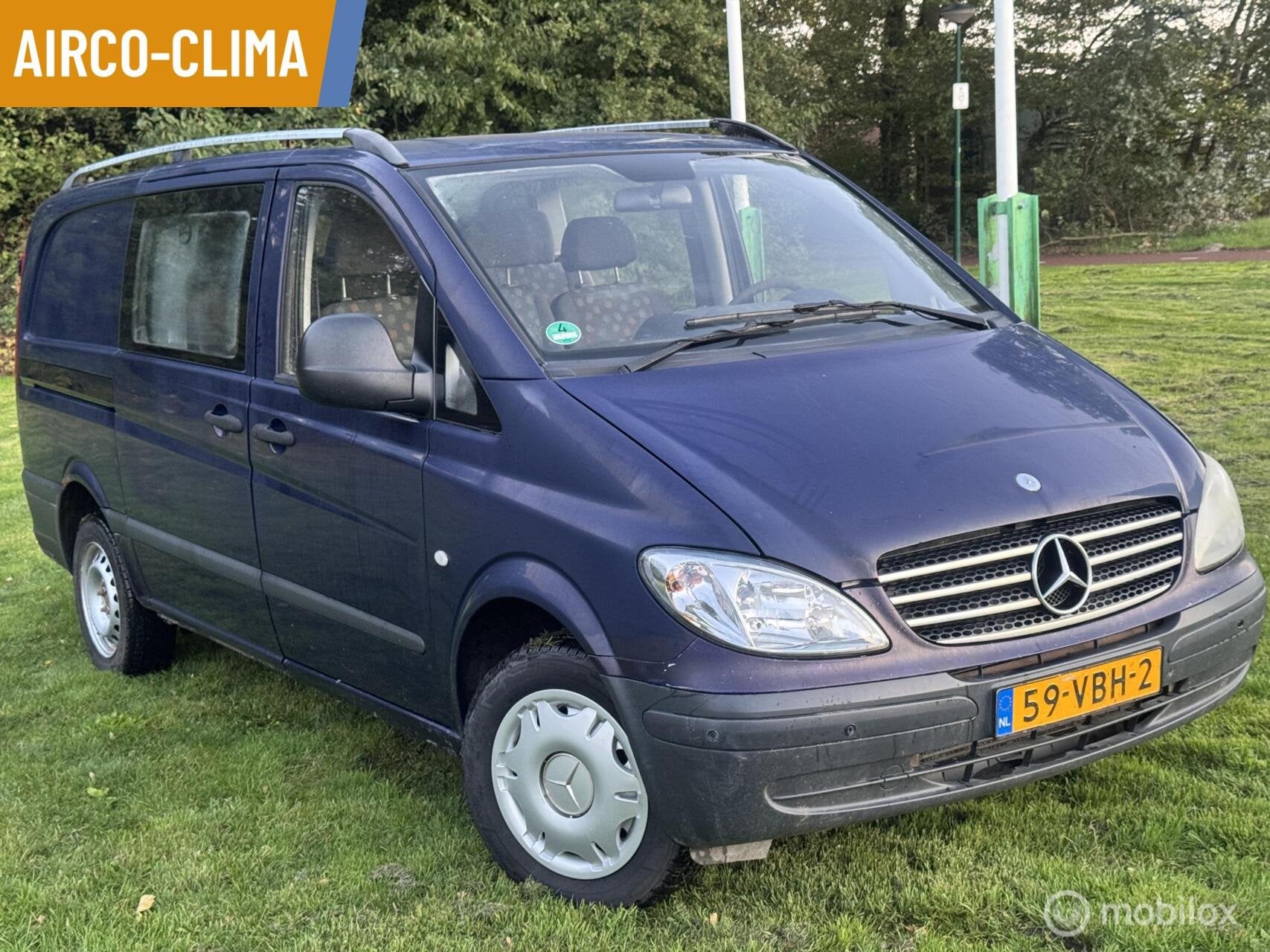 Mercedes Vito 109 CDI Dubbel cabine, Emergency brake assist, Gebruikt, 4 cilinders, 2000 kg