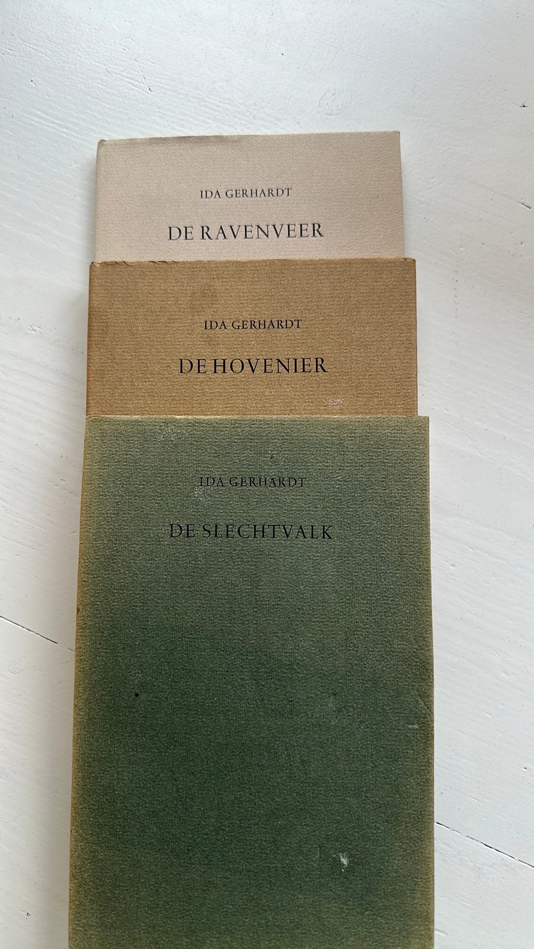 3 Dichtbundels van Ida Gerhardt, Boeken, Gedichten en Poëzie, Ophalen of Verzenden, Gelezen, Eén auteur