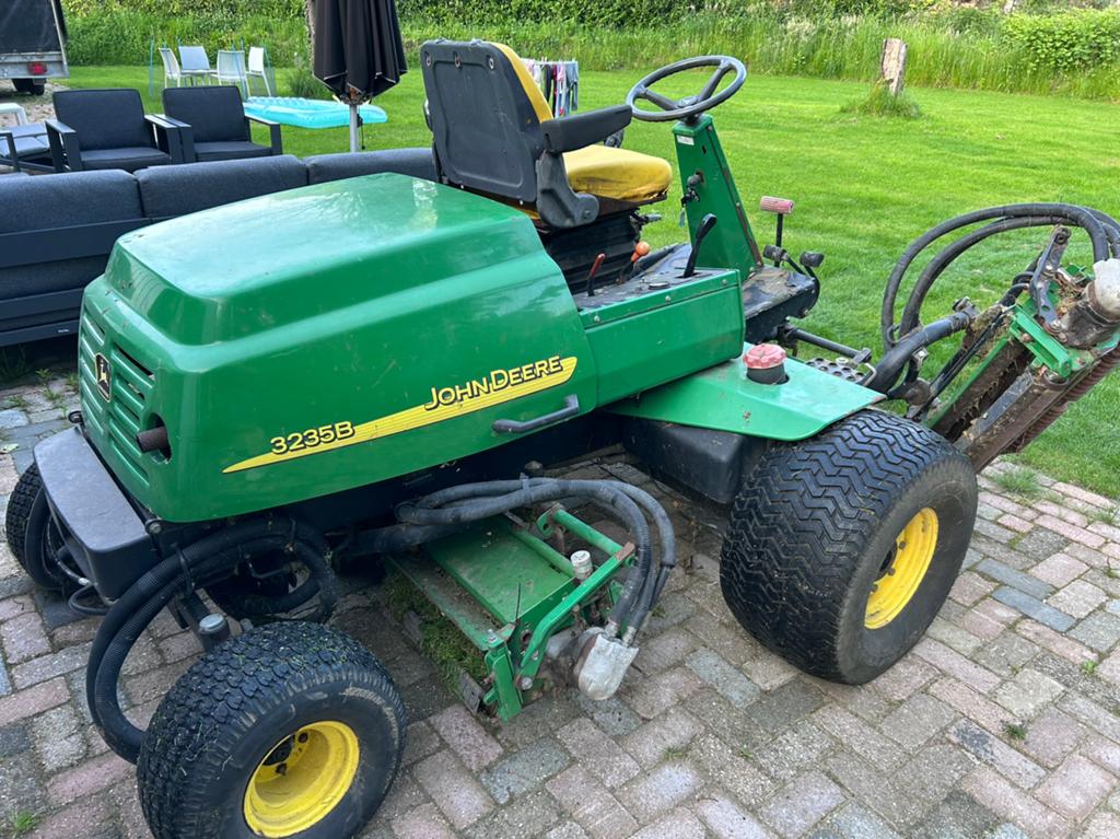 John Deere grasmaaier, Ophalen, Zo goed als nieuw