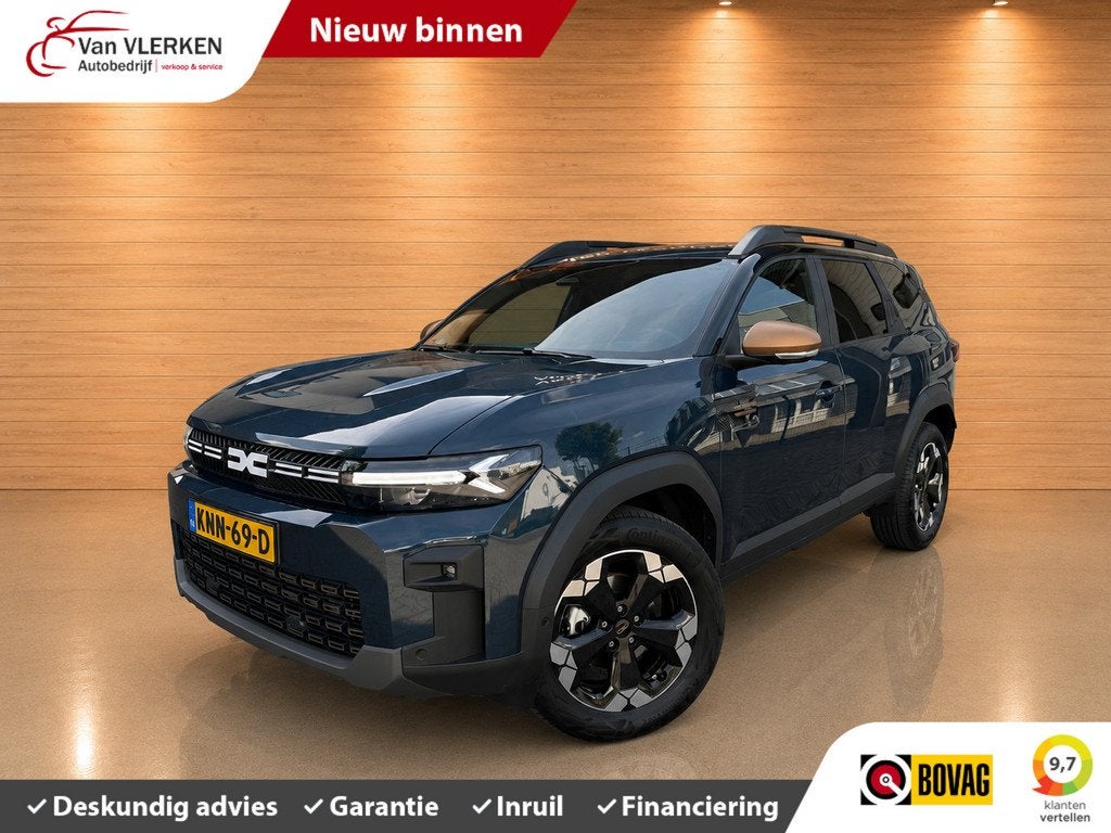 Dacia Bigster 1.8 Hybrid 155 Extreme PANORAMADAK, Auto's, Gebruikt, Met garantie (alle), Blauw, Bedrijf