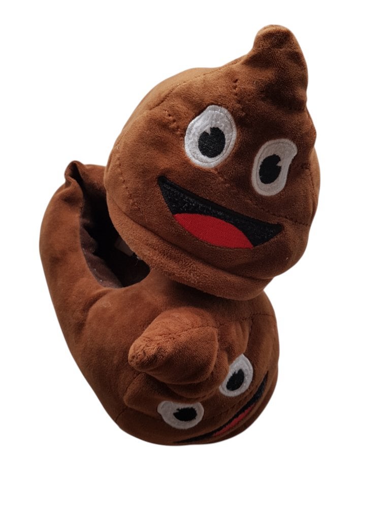Geweldige drol emoji sloffen maat 35-36. ZGAN, Verzenden, Jongen of Meisje, Overige typen, Zo goed als nieuw