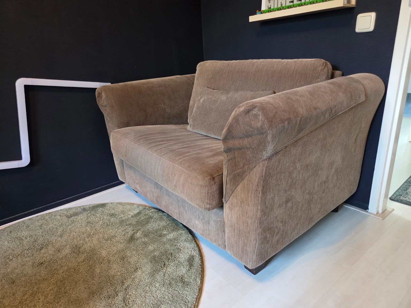 Comfortabele fauteuil - 130x70x80 cm, Modern, Comfortabel, Gebruikt, Ophalen of Verzenden, Stof