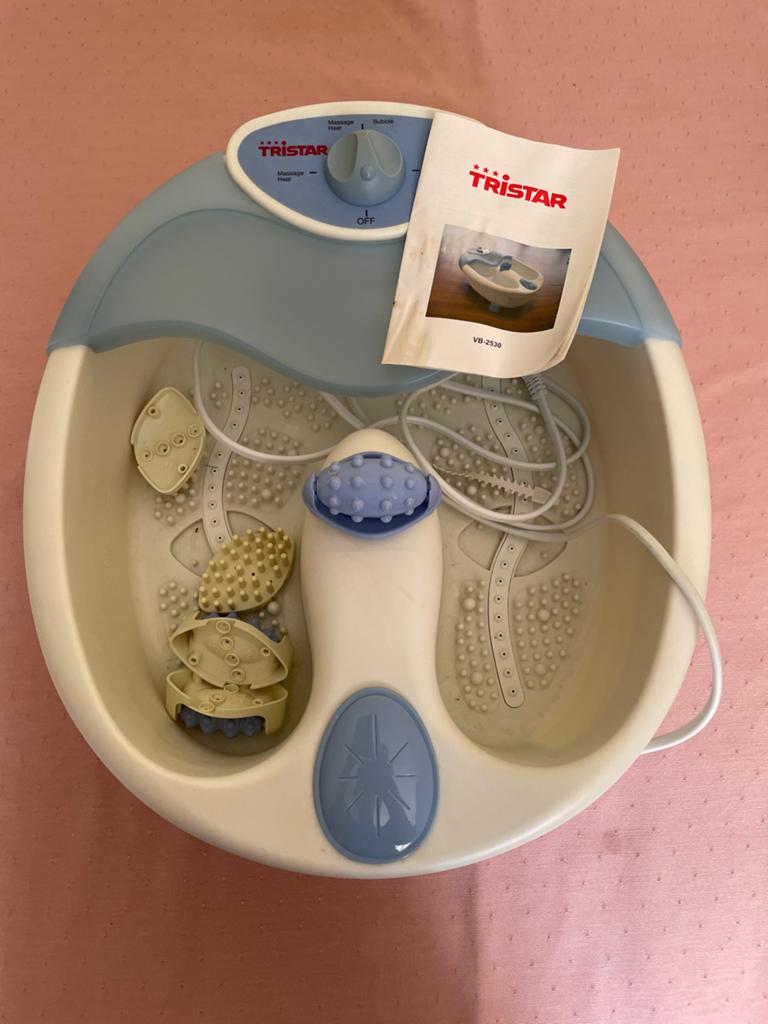Elektrisch Voetenbad Tristar met Accessoires, Ophalen, Gebruikt, Hand- en Voetverzorging
