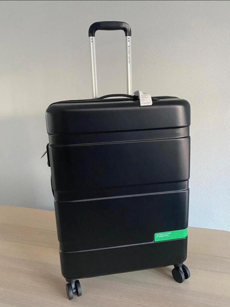 Delsey Now Hardside Medium Bagage Zwart (66cm), 60 tot 70 cm, Hard kunststof, 45 tot 55 cm, Nieuw