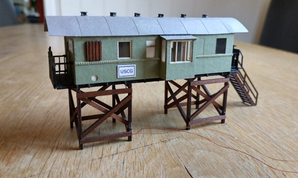 Seinhuis uit Donderbus (H0, Faller 120112), Hobby en Vrije tijd, Modeltreinen | H0, Overige merken, Gelijkstroom of Wisselstroom