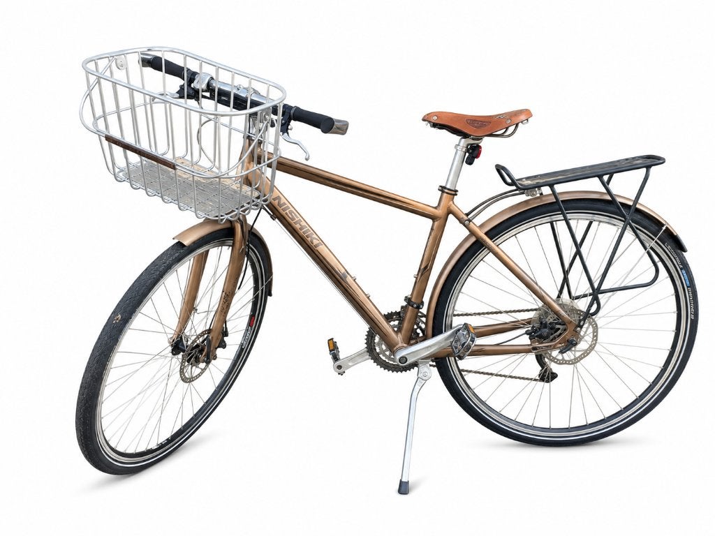 Nishiki hybride fiets, framemaat 18" (M), Ophalen, Gebruikt, Minder dan 10 versnellingen, Overige merken