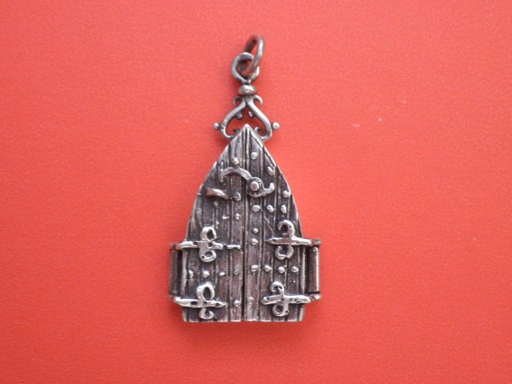Mooie Aparte Zilveren Hanger - Kerker met Zwaard, Verzenden, Zilver, Hanger
