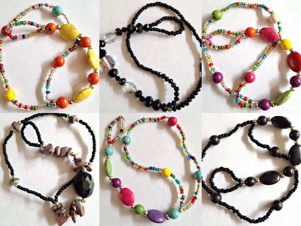 SALE Handsieraad met glas en edelsteen kralen keuze 1,50 p/s, Overige materialen, Overige kleuren, Verzenden, Nieuw
