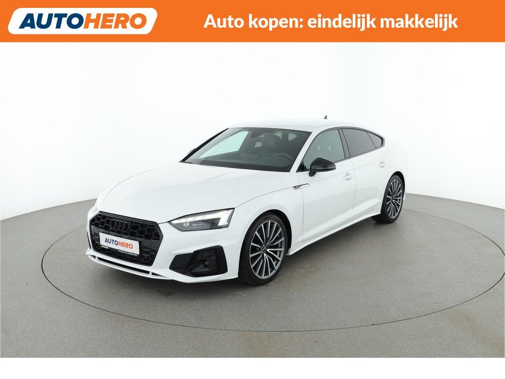 Audi A5 Sportback 35 TFSI S edition Competition |EL87769|, Auto's, Gebruikt, 4 cilinders, Alcantara, Wit