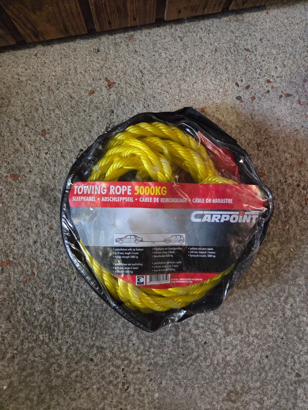 Carpoint Sleepkabel 5000KG - Nieuw in verpakking, Ophalen, Nieuw