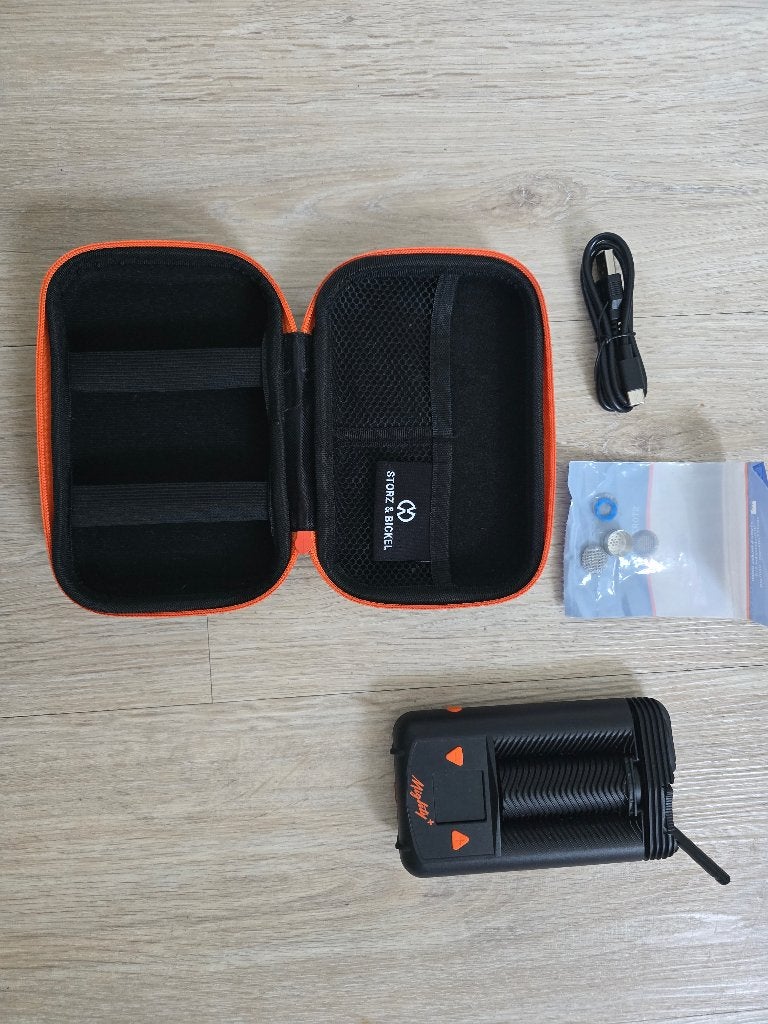 ​Storz & Bickel Mighty Plus & Hardcase & Reserveonderdelen, Ophalen, Zo goed als nieuw