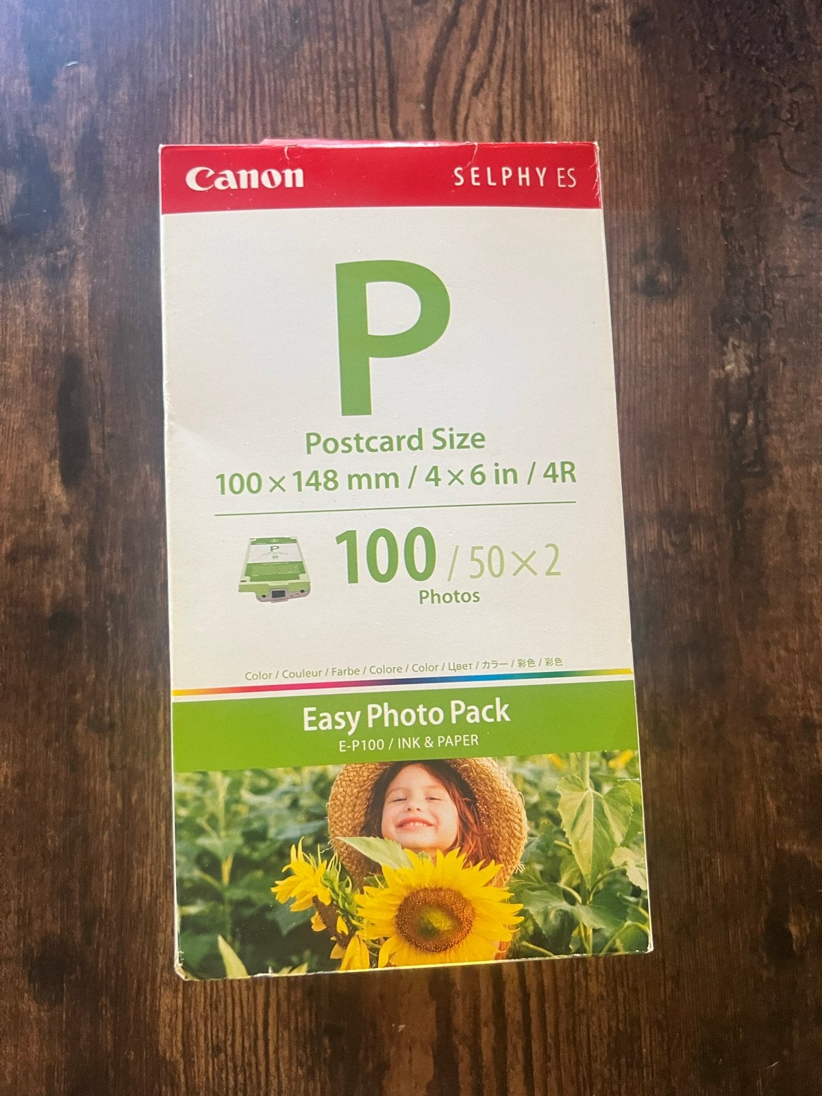 Canon Selphy ES Easy Photo Pack E-P100 - 100x148mm, Nieuw, Glanzend, Ophalen of Verzenden, 10 x 15 cm