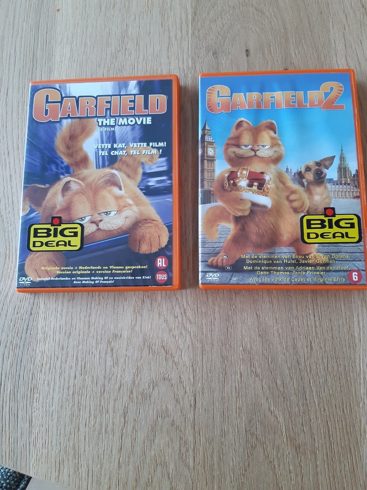 Garfield The Movie en  Garfield 2, Cd's en Dvd's, Alle leeftijden, Ophalen of Verzenden, Zo goed als nieuw