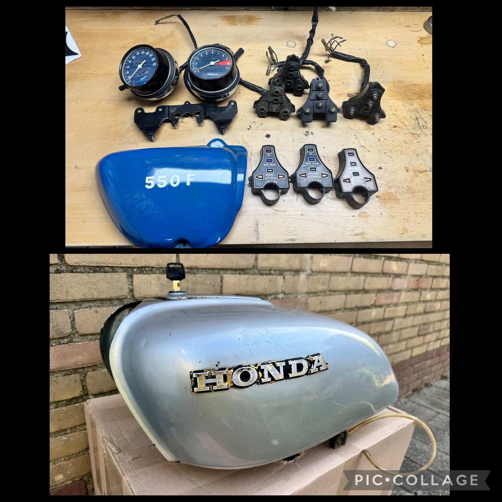Honda cb550 cb four onderdelen + tank, Motoren, Ophalen of Verzenden, Gebruikt