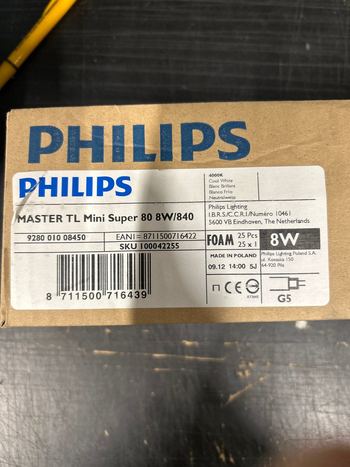 Philips MASTER TL Mini Super 80 8W/a840 TL-buis, Philips, G13 (TL), Nieuw, Minder dan 10 watt