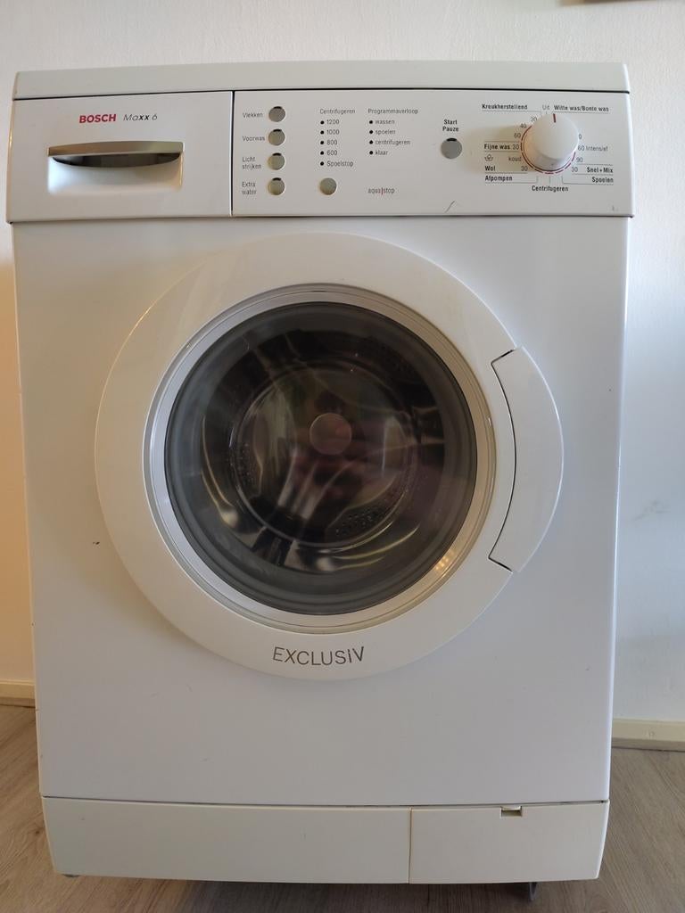 Bosch Maxx 6 Exclusiv Wasmachine - Voorlader, Ophalen, Gebruikt, Wolwasprogramma, Voorlader