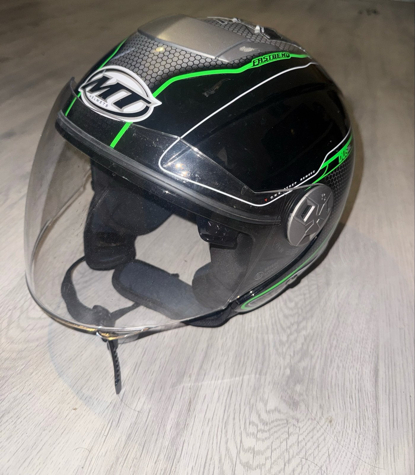 MT Helmets Fastberg scooterhelm - Maat M, Ophalen of Verzenden, Gebruikt, Medium