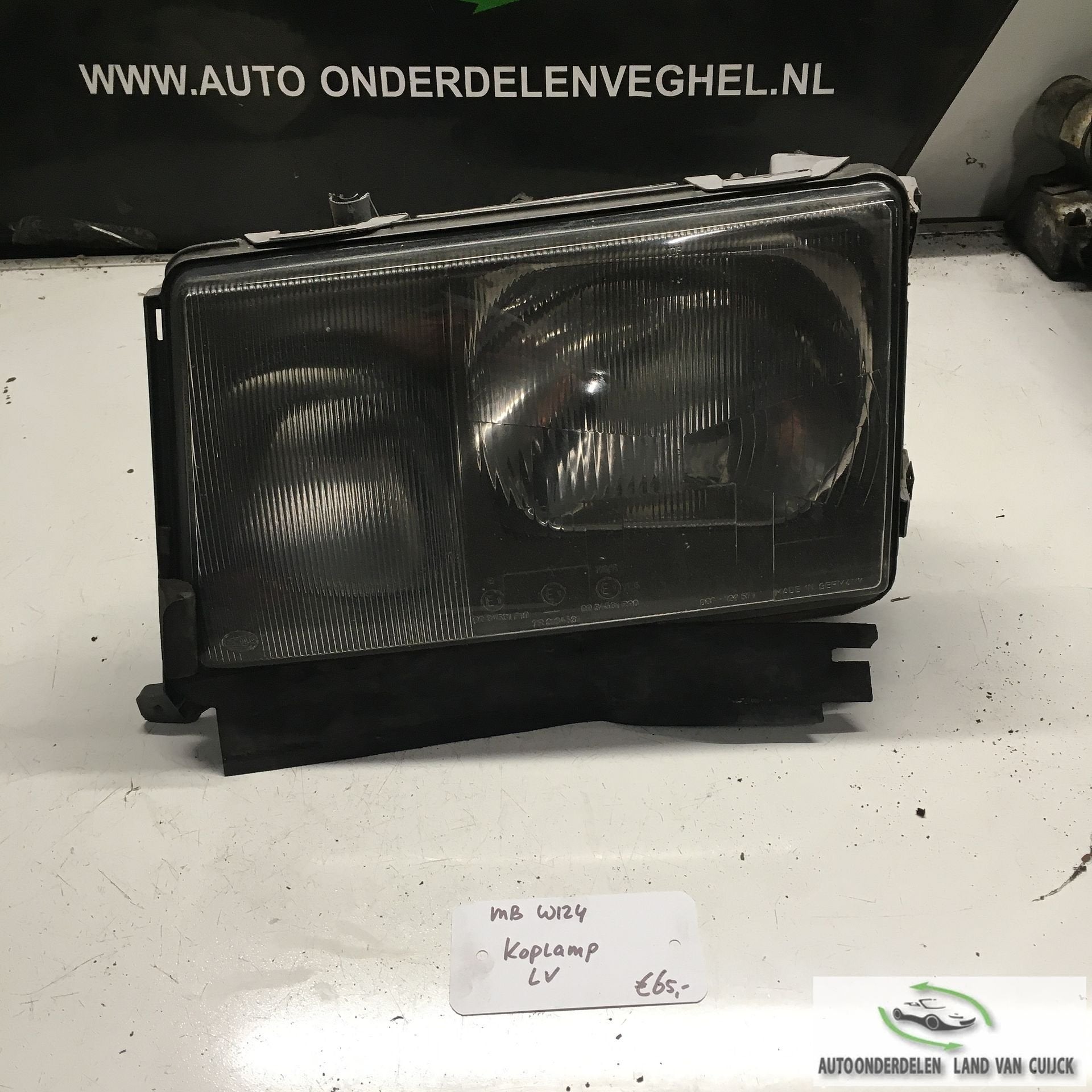 Mercedes W124      Koplamp Linksvoor