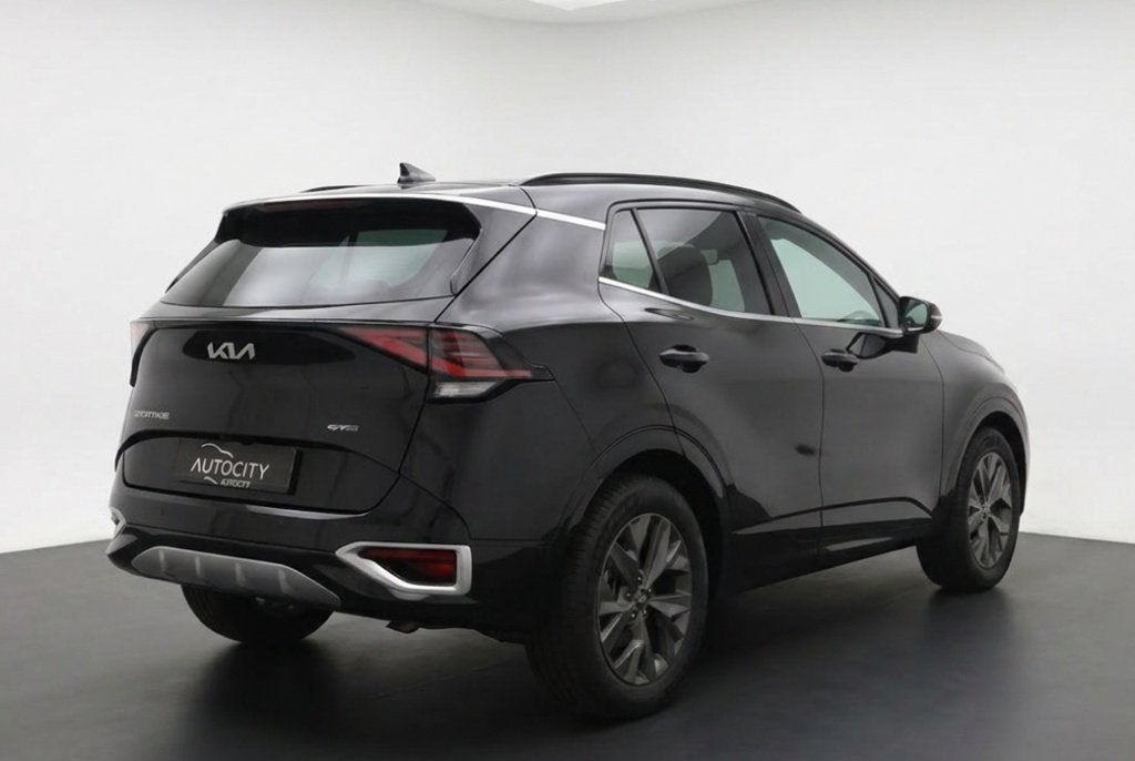 Kia Sportage 1.6 T-GDi Hybrid HEV 230pk GT-Plusline l PANO l, Auto's, Kia, Gebruikt, 4 cilinders, Zwart, Leder