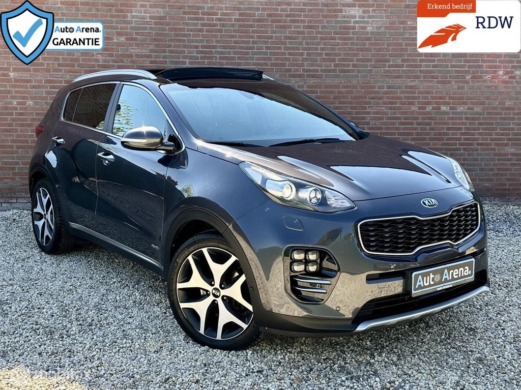 Kia Sportage 1.6 T-GDI GT-Line PlusLine 4WD | Stoelverw. | S, Bi-Xenon koplampen, Gebruikt, 4 cilinders, Leder