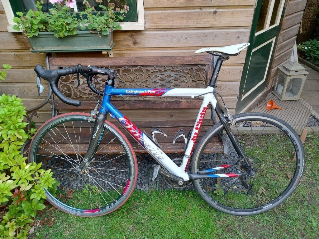 Gazelle Jo Piels racefiets, Ophalen, Gebruikt, Velgrem, Aluminium