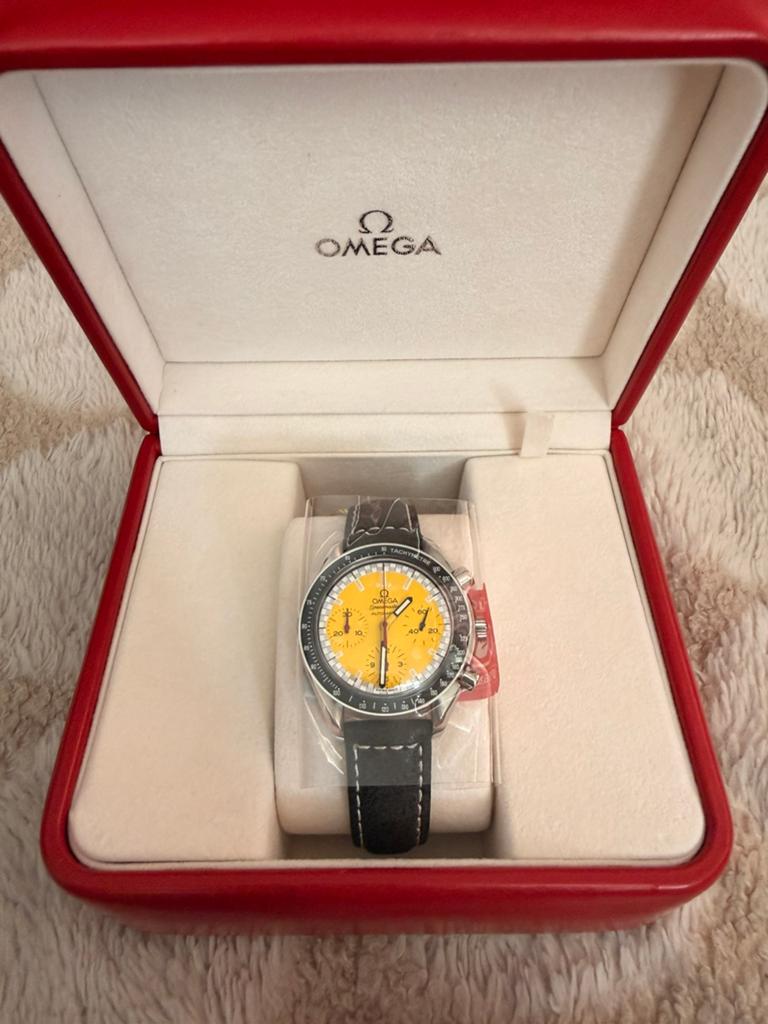Omega Speedmaster Reduced Stahl Automatik Chronograph, Ophalen of Verzenden, Zo goed als nieuw, Staal, Omega