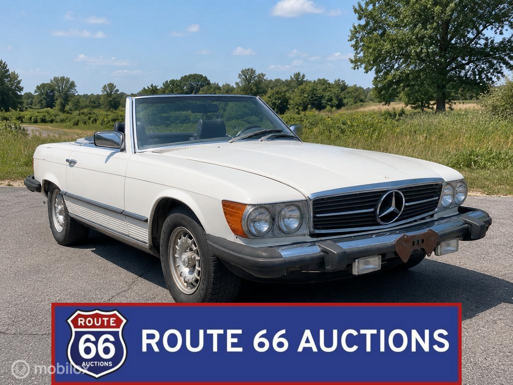 Mercedes-Benz 380 SL | 1983 | Route 66 Auctions, Overige carrosserieën, Zwart, Mercedes-Benz, Bedrijf