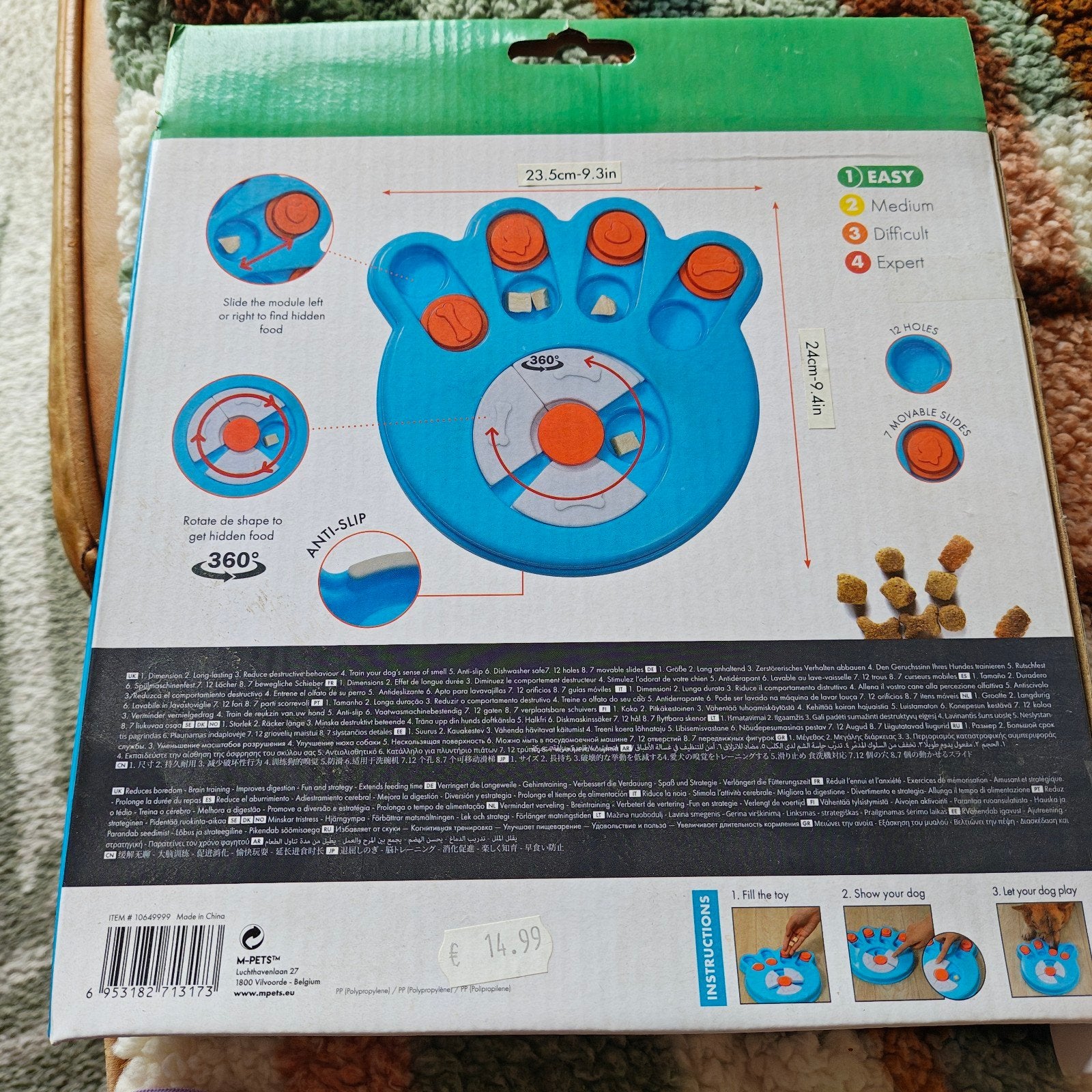 honden puzzel, Ophalen