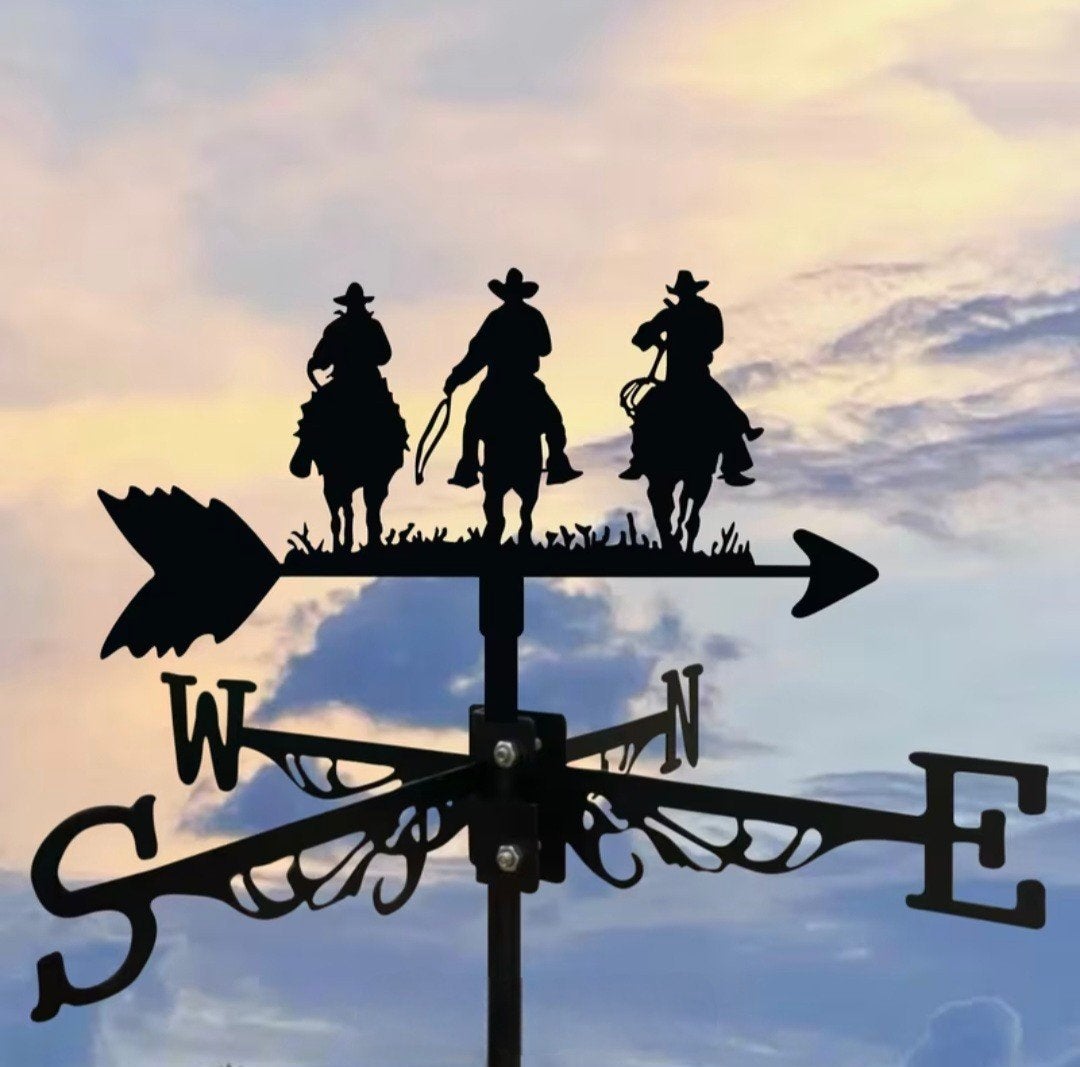 Cowboy Weerhaan - Uniek Tuindecoratie, Ophalen of Verzenden, Nieuw