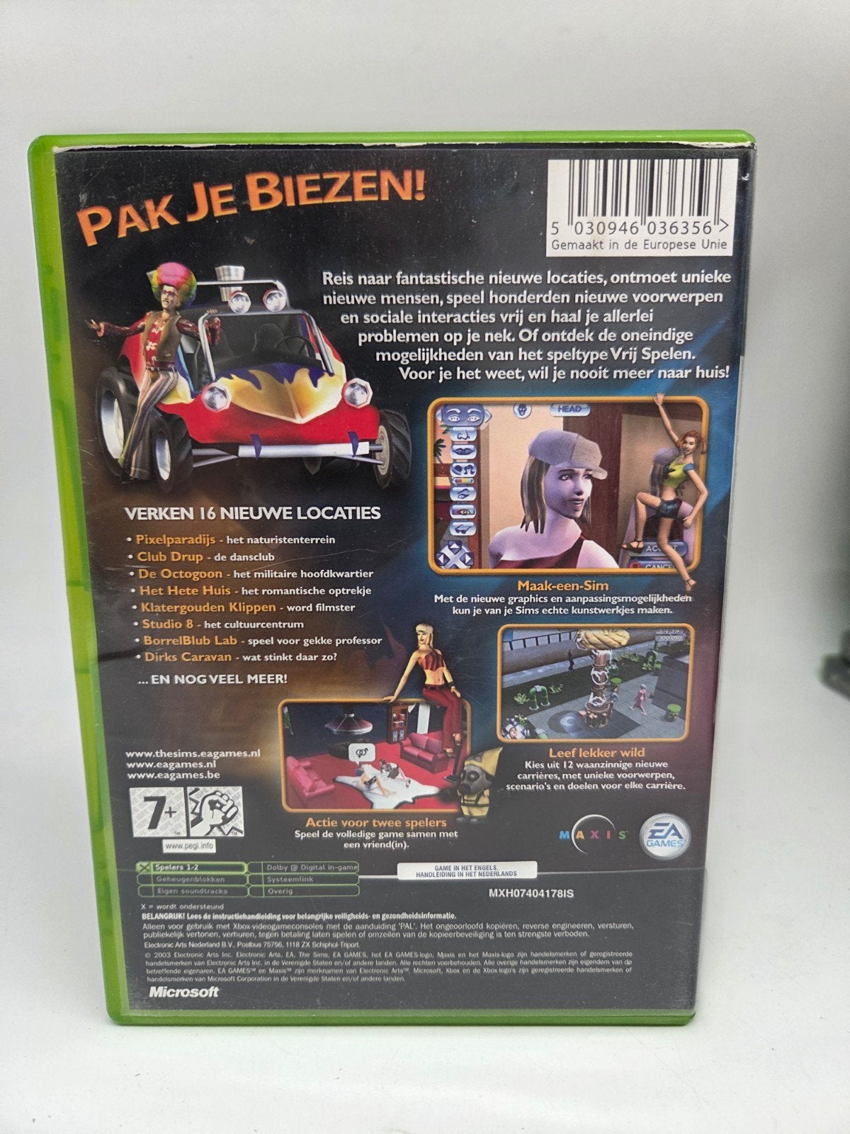 The Sims Er Op Uit! - Xbox (PAL), Gebruikt, Electronic Arts, Onbekend, 2 spelers