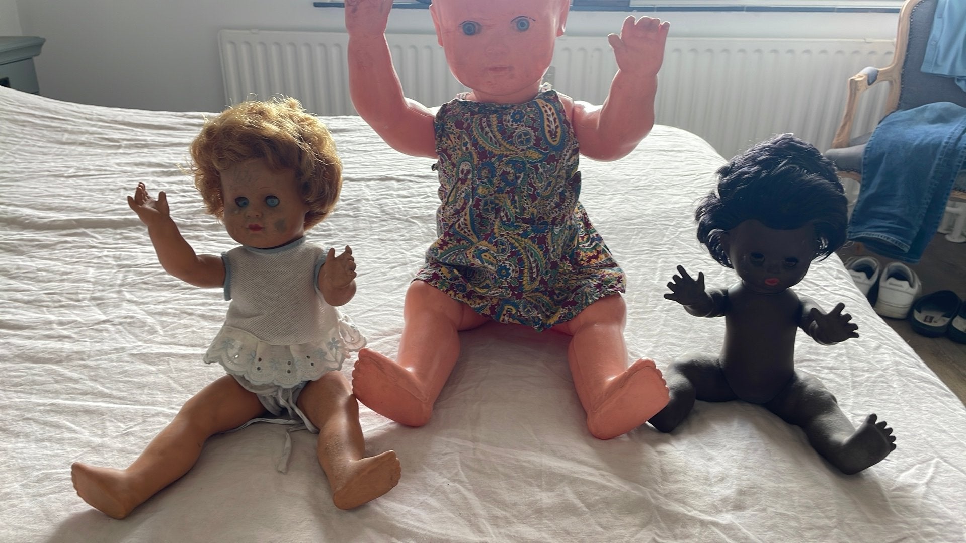 Oude merkloze poppen, Ophalen, Gebruikt, Babypop