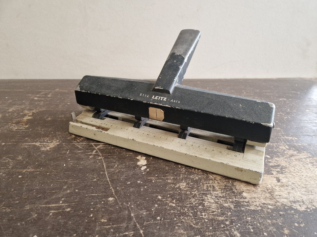 Vintage Leitz Perforator 5114 - Akto, Ophalen of Verzenden, Gebruikt