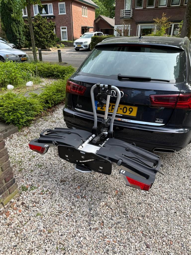 Thule EasyFold 931 fietsendrager voor trekhaak, Ophalen, Gebruikt, 2 fietsen, Trekhaakdrager