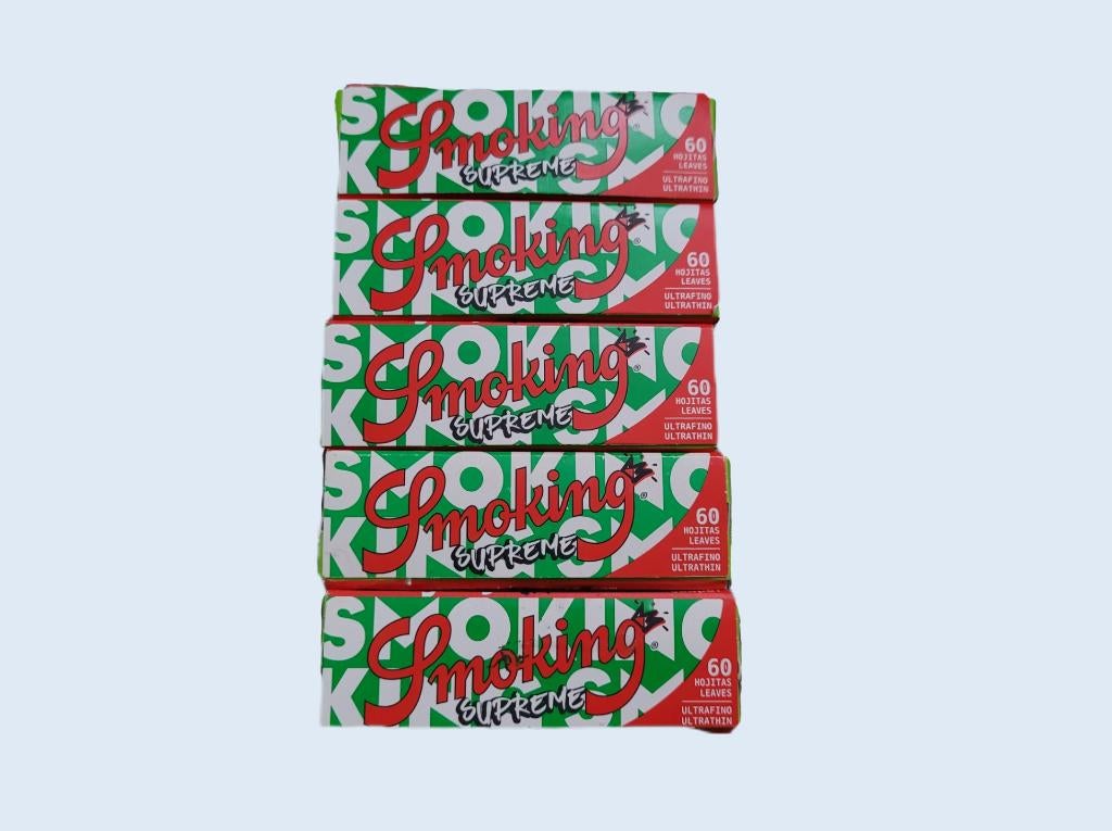 5x Smoking Supreme vloei 7 cm 60 stuks *nieuw* ~ LG6900, Verzamelen, Ophalen of Verzenden, Nieuw, Overige typen