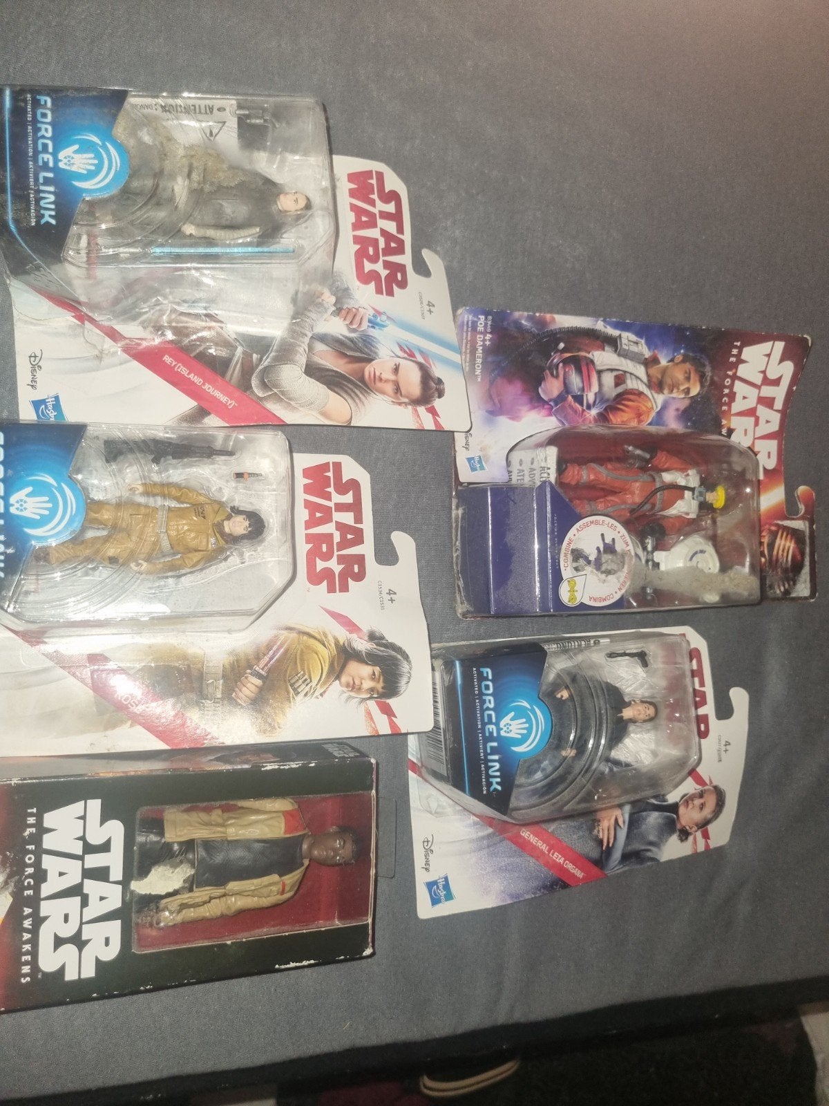 Starwars rey lea finn poe demeron set, Verzamelen, Star Wars, Ophalen of Verzenden, Zo goed als nieuw, Actiefiguurtje