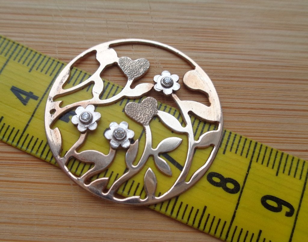 platte cover MY iMenso zilver verguld [749], Met hanger, Verzenden, Zo goed als nieuw, Goud