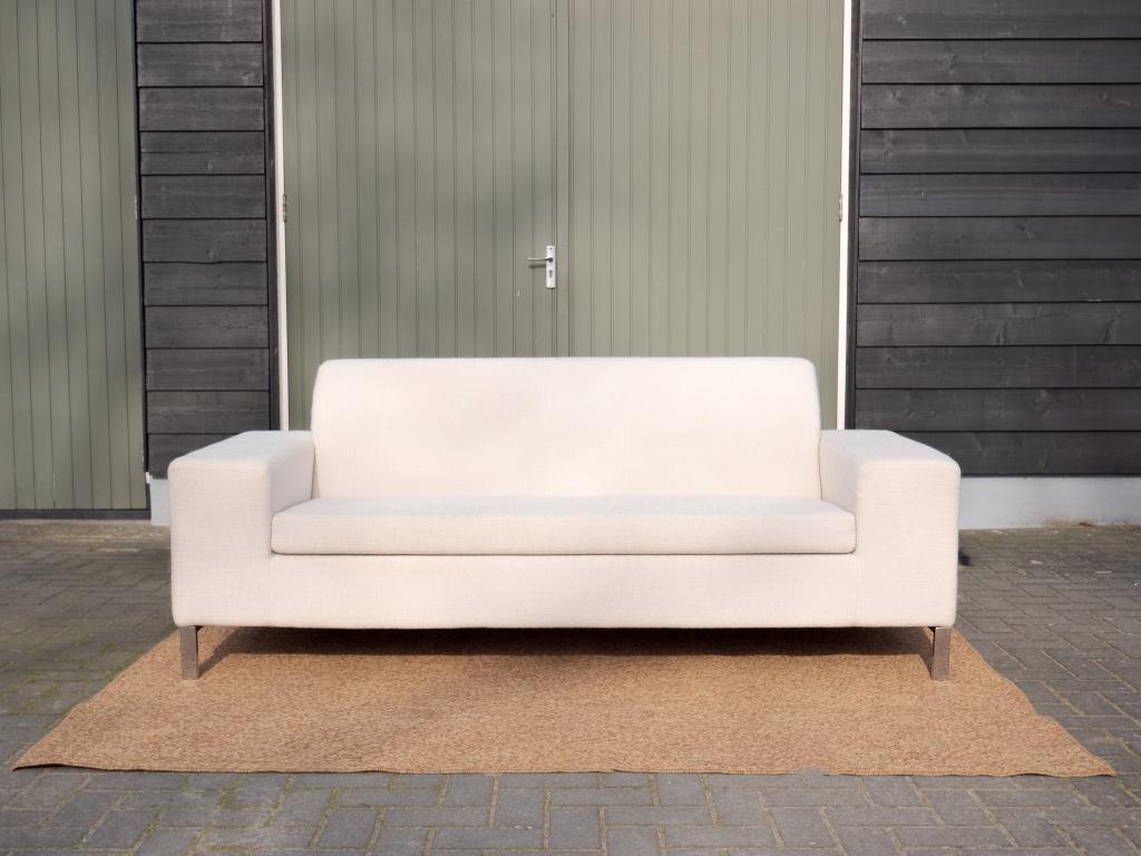 Gelderland 7610 | 2,5-zits Design bank crème Jan des Bouvrie, Tweepersoons, 75 tot 100 cm, Ophalen of Verzenden, Zo goed als nieuw