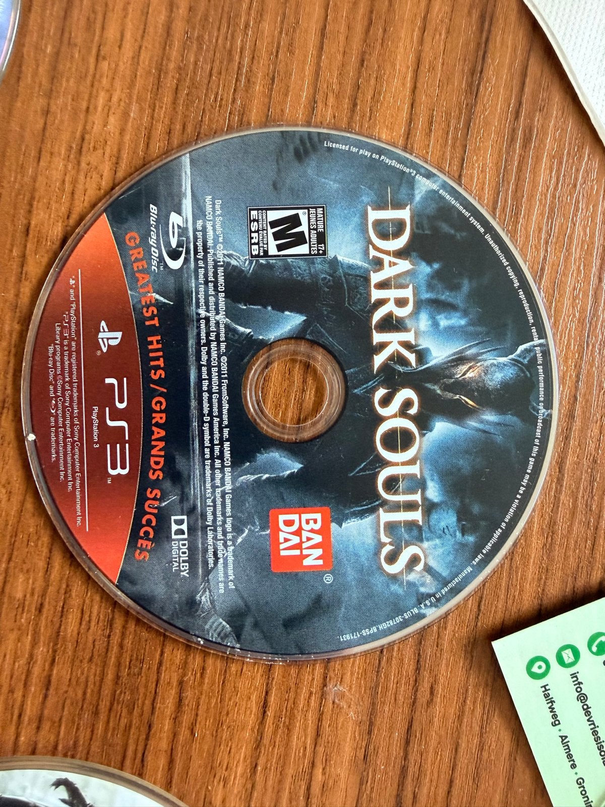 Dark Souls Greatest Hits PS3 - Actie RPG, Gebruikt, 1 speler, Ophalen of Verzenden, Role Playing Game (Rpg)