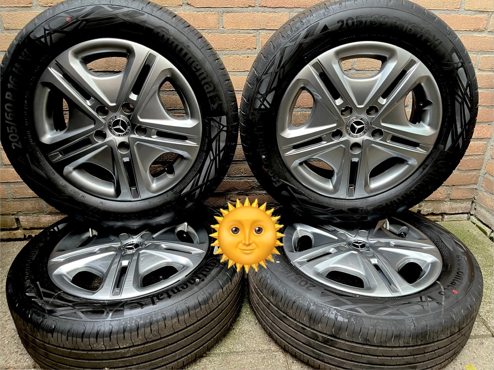 NIEUWE 16” Mercedes Citan Renault kangoo Continental zomer., Auto-onderdelen, 16 inch, Banden en Velgen, Zomerbanden, Bestelwagen