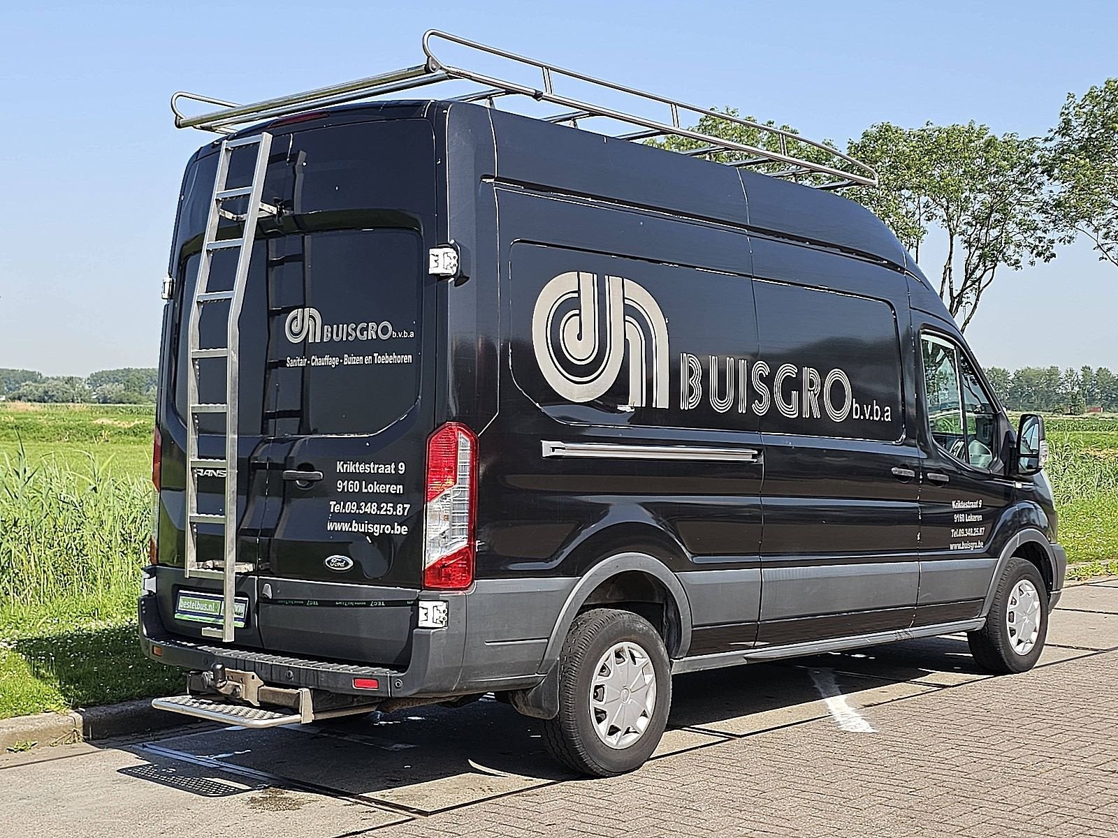 FORD TRANSIT 350 ac 170 pk euro6, Gebruikt, Euro 6, Zwart, Bedrijf