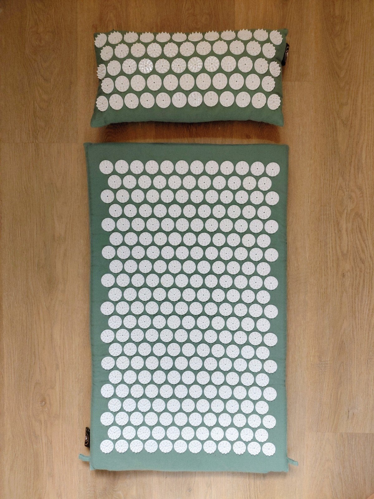 Acupressuur mat en kussen, spijkermat en spijkerkussen set., Ophalen of Verzenden, Zo goed als nieuw, Massagestoel of Kussen
