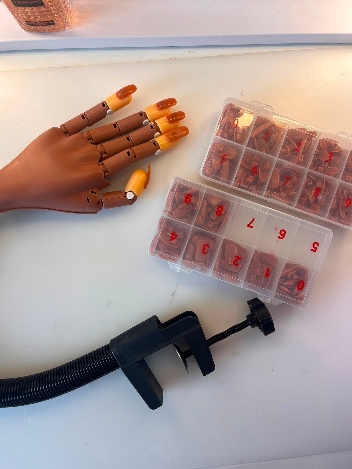 Oefenset Acrylnagels, Ophalen of Verzenden, Zo goed als nieuw, Overige kleuren, Handen en Nagels