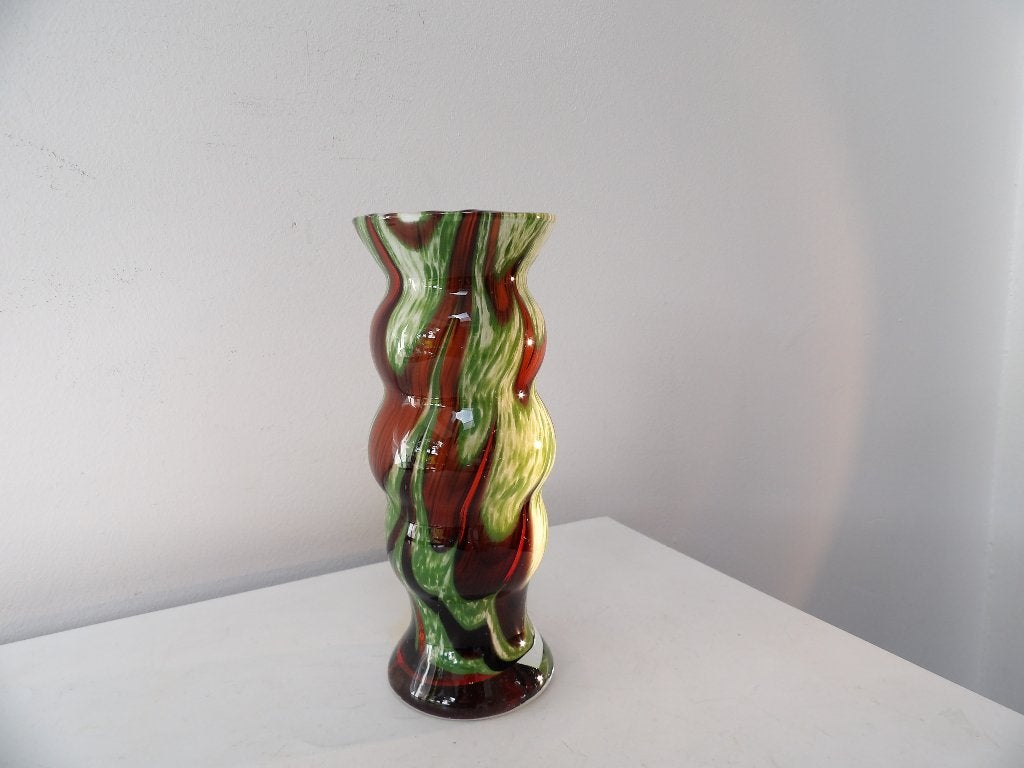 Murano Vaasje Sixties, Carlo Moretti, opaline, Aanbieding, Ophalen of Verzenden