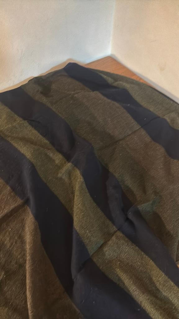 groene wollen sjaal of dunne plaid, Ophalen of Verzenden, Zo goed als nieuw