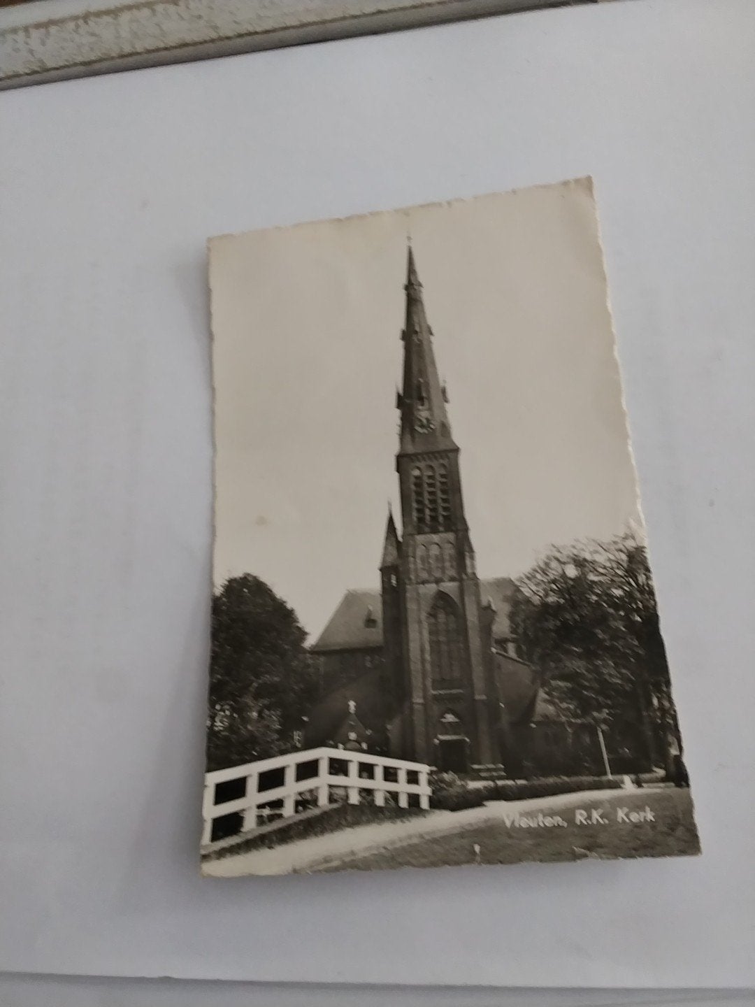 Oude Ansichtkaart Vleuten, R.K. Kerk (1958), Ophalen of Verzenden, 1940 tot 1960, Gelopen, Utrecht