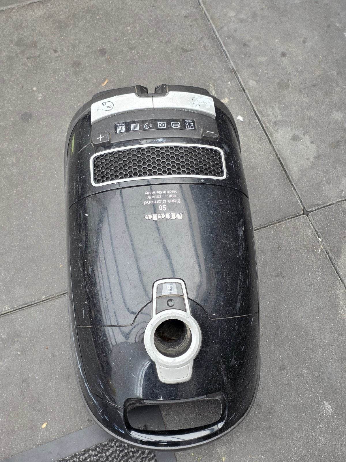 Miele S8 Black Diamond stofzuiger - Motor defect, Witgoed en Apparatuur, Stofzak, Ophalen of Verzenden, Miele, Niet werkend