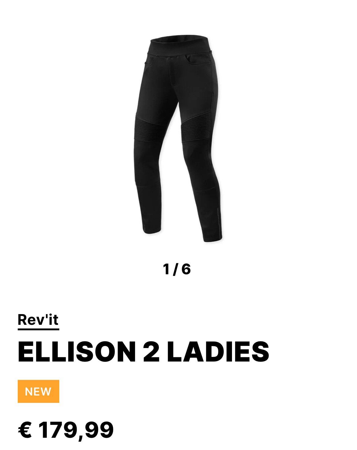 Motorlegging Rev’it Ellison 2 klasse AA, Ophalen of Verzenden, Tweedehands, Broek | textiel