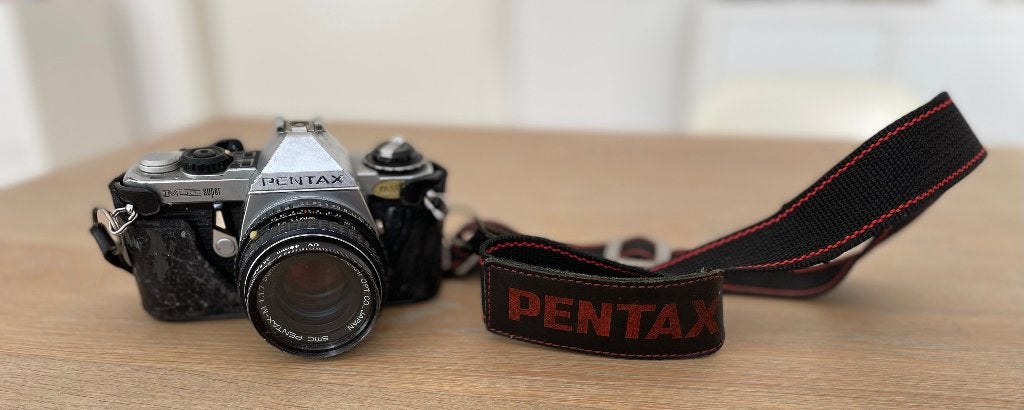 Vintage Pentax Camera ME Super met 3 lenzen, Audio, Tv en Foto, Ophalen, Gebruikt, Spiegelreflex, Pentax