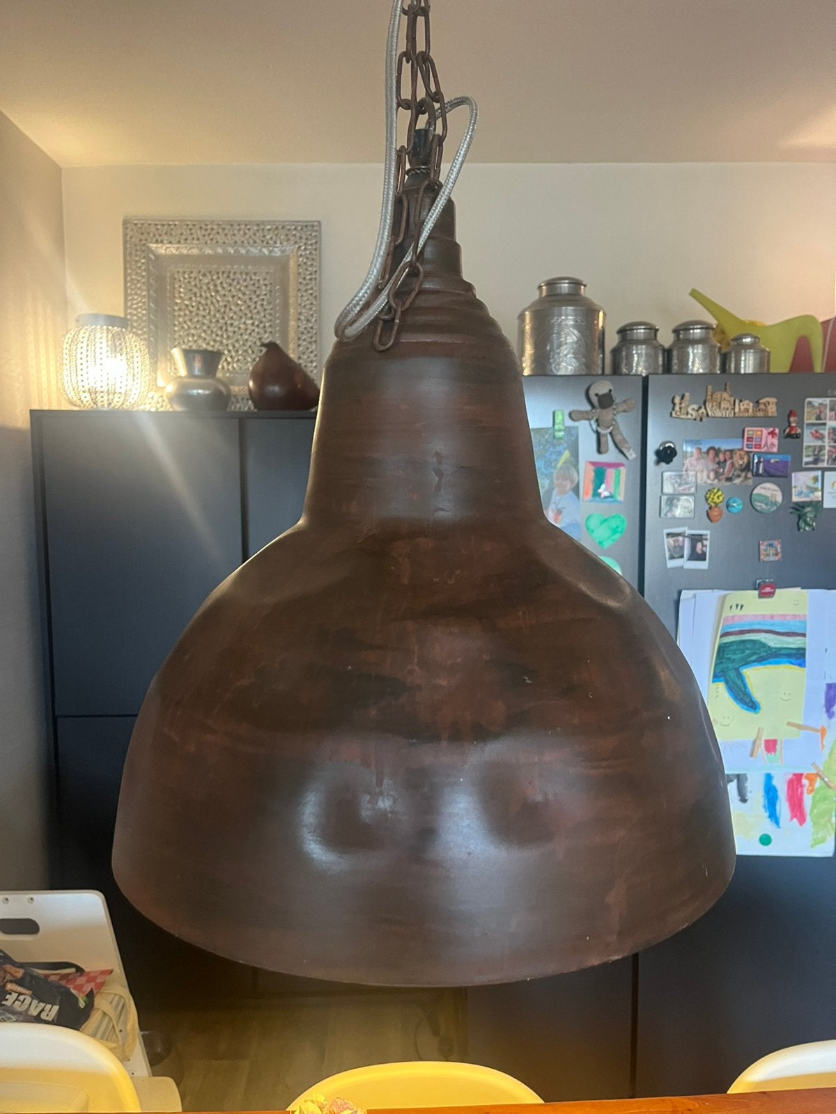 Vintage hanglamp, Ophalen of Verzenden, Zo goed als nieuw