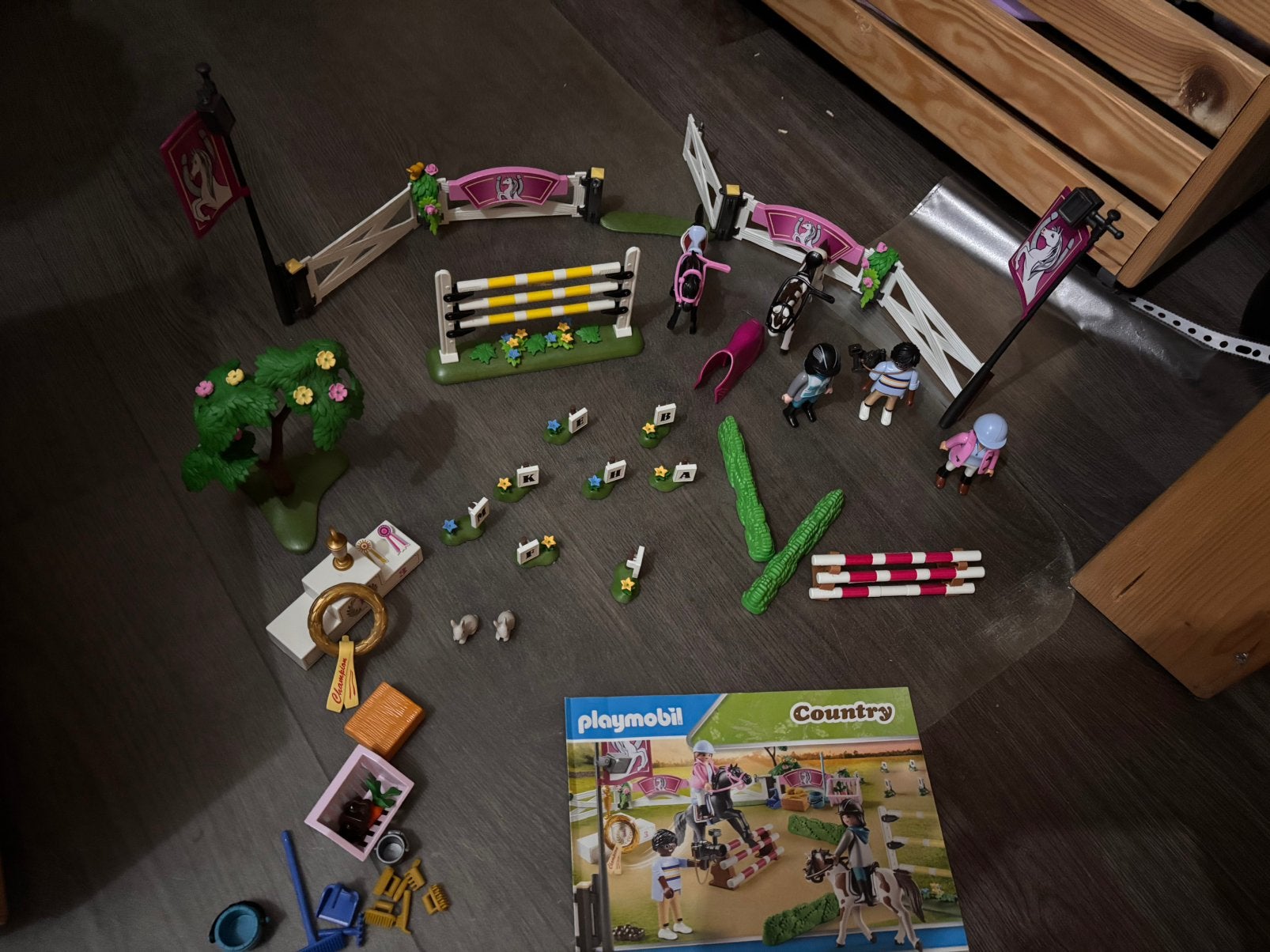 Playmobil 70996; paardrijles set, Kinderen en Baby's, Speelgoed | Playmobil, Ophalen of Verzenden, Gebruikt, Country, Complete set